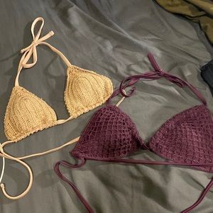 two bikini  tops never worn